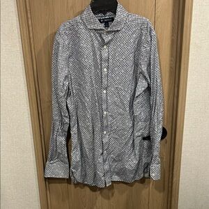 Daniel Cremieux Black and White Geometric Shirt